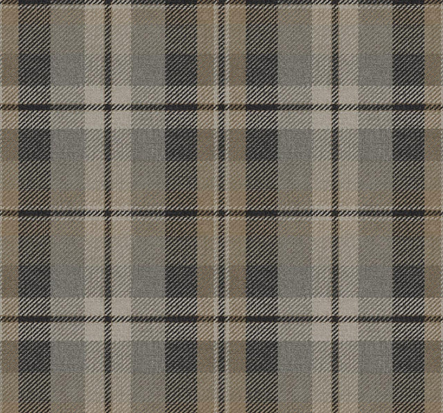 Seabrook Thornbury Tailored Plaid Cliffside Wallpaper