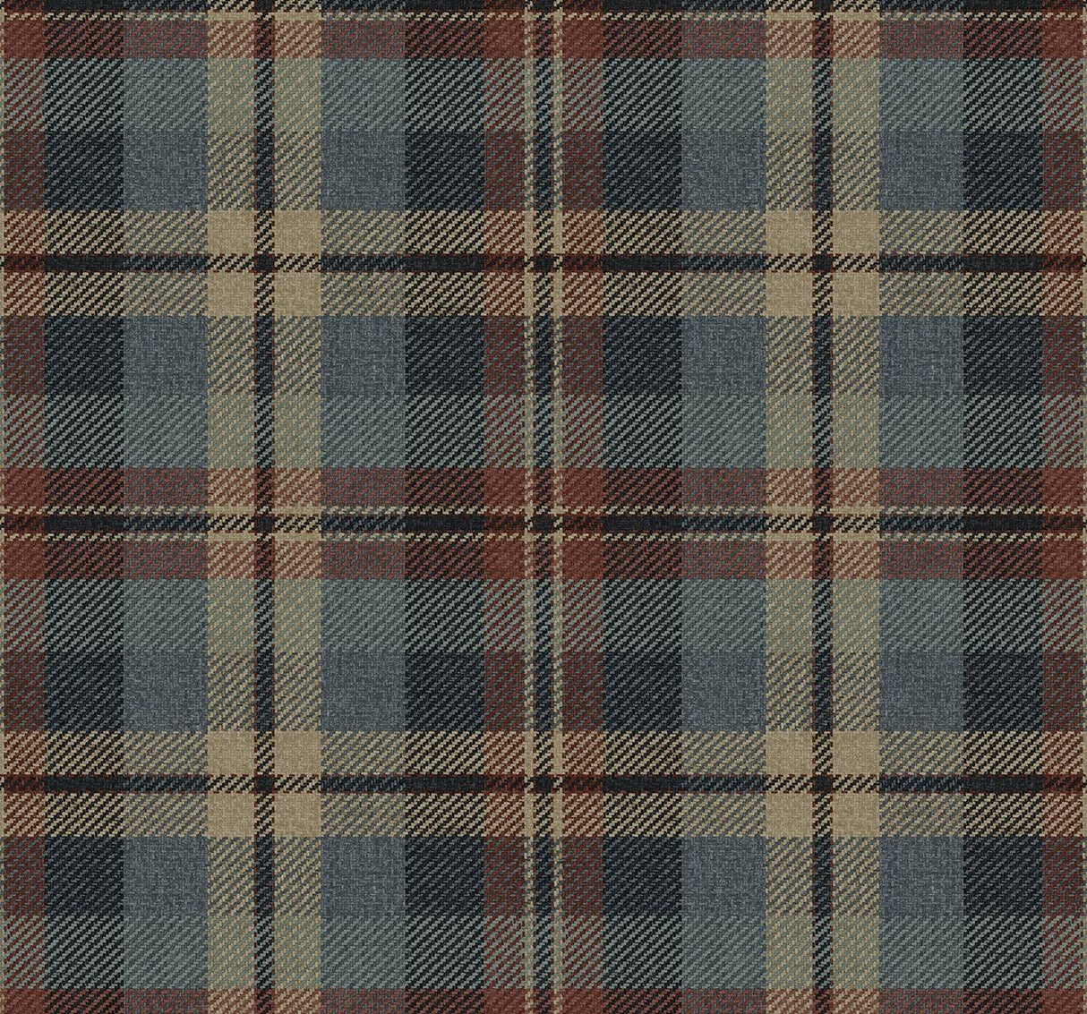 Seabrook Thornbury Tailored Plaid Americana Wallpaper