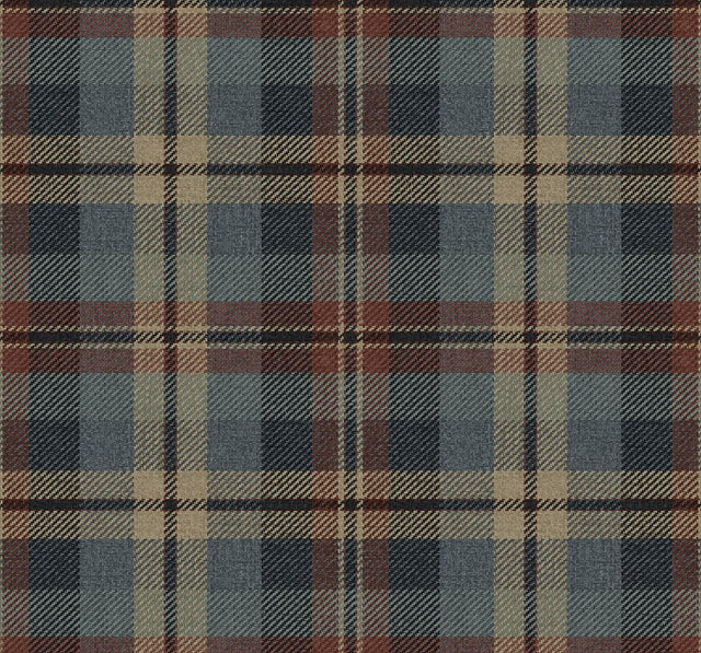 Seabrook Thornbury Tailored Plaid Americana Wallpaper