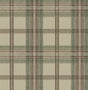 Seabrook Herringbone Plaid Clay & Sage Wallpaper