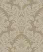 Seabrook Charnay Damask Metallic Champagne & Glitter Wallpaper