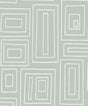 Seabrook Rectangle Geo Aloe Green Wallpaper