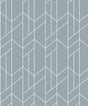 Seabrook Geometry Light Blue Wallpaper