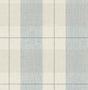 Seabrook Lenox Hill Plaid Blue & Beige Wallpaper