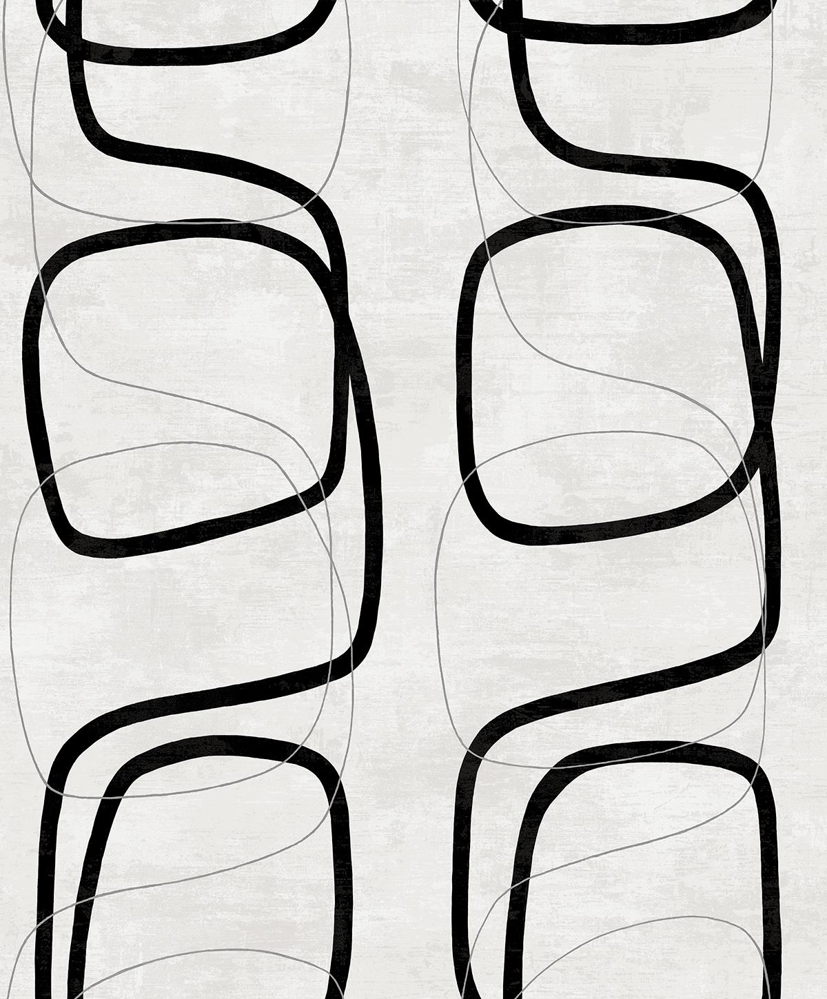 Seabrook Forcella Geo Contrast Wallpaper