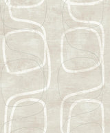 Seabrook Forcella Geo Neutral Wallpaper