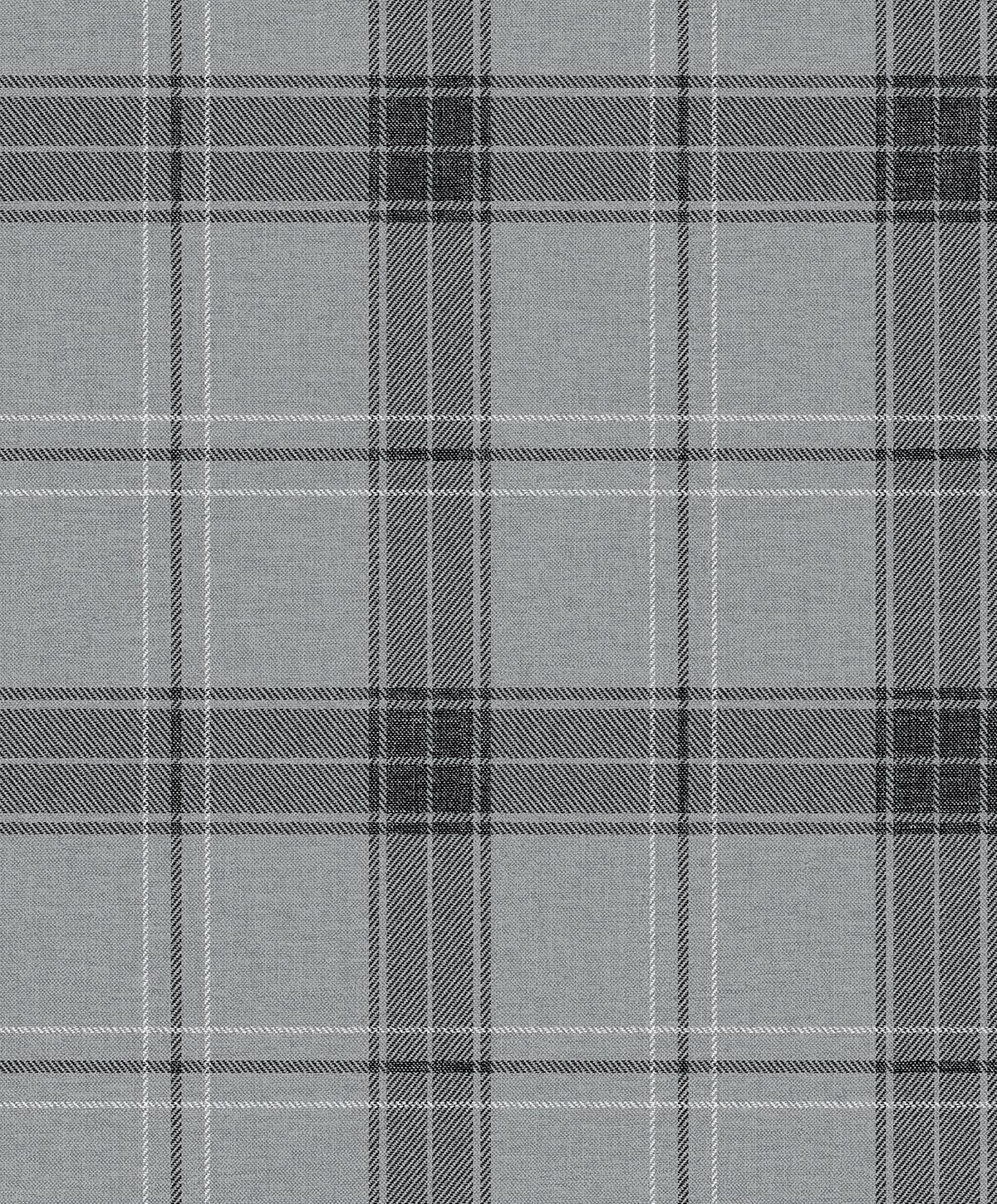 Seabrook Manorvale Plaid Greyscale Wallpaper