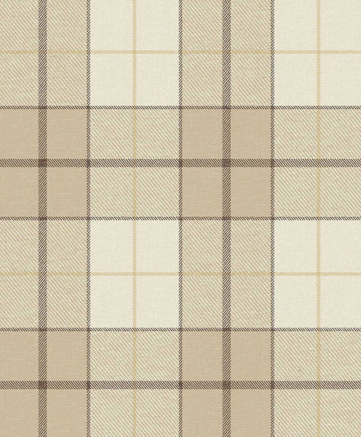 Seabrook Altarinda Plaid Latte Wallpaper