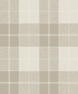 Seabrook Altarinda Plaid Creme Brulee Wallpaper