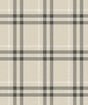 Seabrook Calverlay Plaid Linen & Ebony Wallpaper