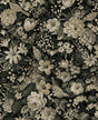 Seabrook Vintage Bird Garden Ebony & Pale Fern Wallpaper