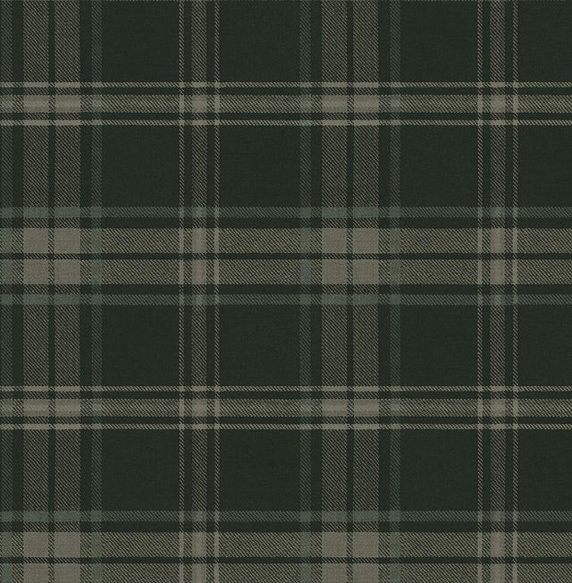 Seabrook Sennehill Plaid Greenery Wallpaper