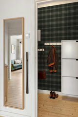Seabrook Sennehill Plaid Greenery Wallpaper