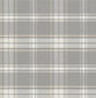 Seabrook Sennehill Plaid Daydream Grey Wallpaper