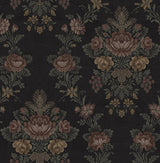 Seabrook Hasset Tapestry Floral Wrought Iron Wallpaper