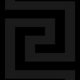 Seabrook Geometric Maze Onyx Wallpaper