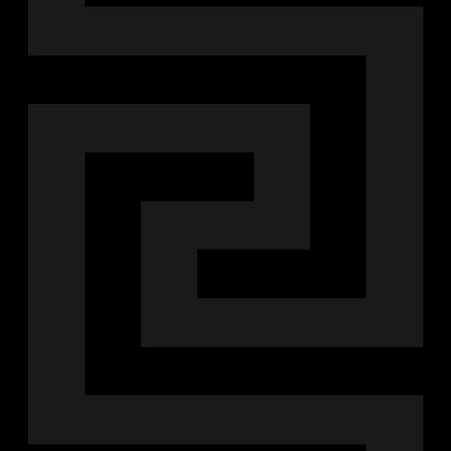 Seabrook Geometric Maze Onyx Wallpaper