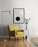Seabrook Geometric Arches Pearl Wallpaper