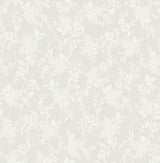 Seabrook Tonal Floral Neutral Wallpaper