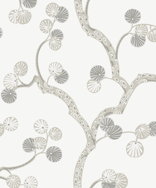 Seabrook Woodland Whimsy Snowbound Wallpaper