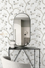 Seabrook Woodland Whimsy Snowbound Wallpaper