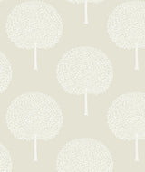Seabrook Tree Orchard Sea Salt Wallpaper