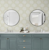 Seabrook Tree Orchard Sea Salt Wallpaper