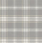 Seabrook Dellabrooke Plaid Daydream Grey Wallpaper