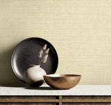 Seabrook Harvest Twine Tan Wallpaper