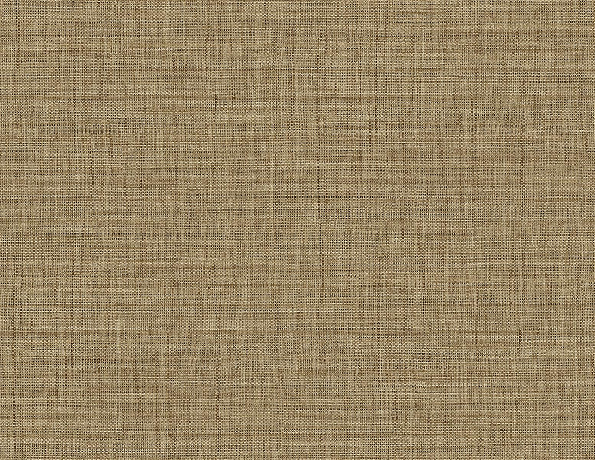 Seabrook Harvest Twine Brown Wallpaper