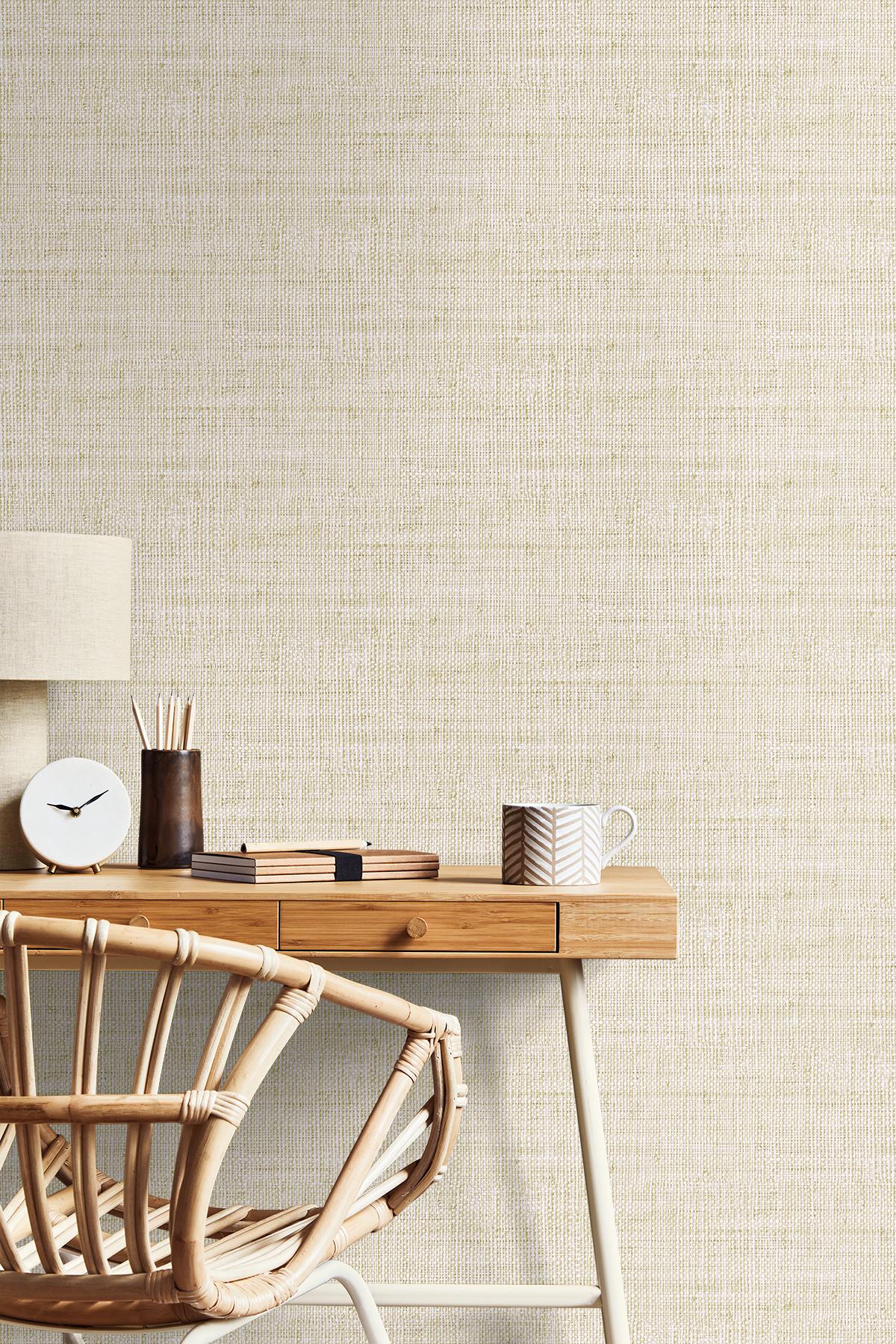 Seabrook Wild Bind Ivory Wallpaper