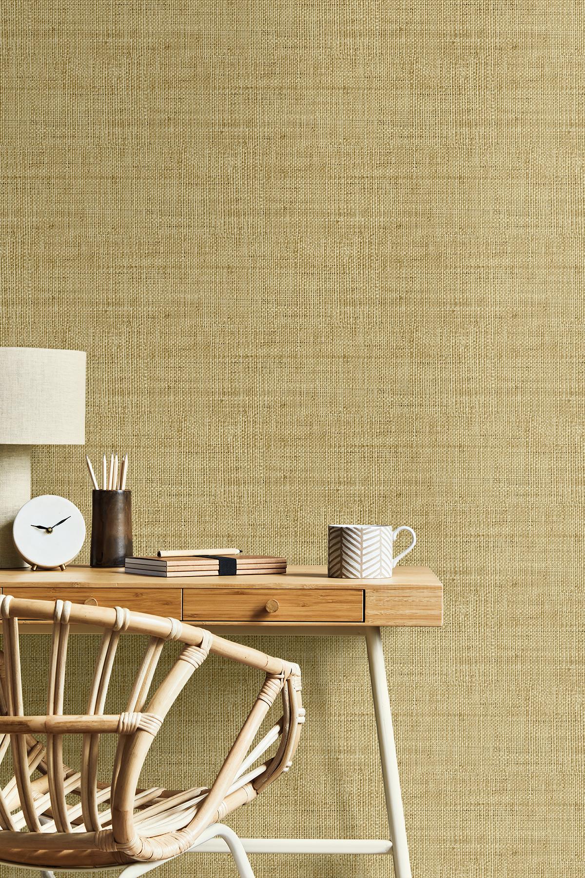 Seabrook Wild Bind Wheat Wallpaper