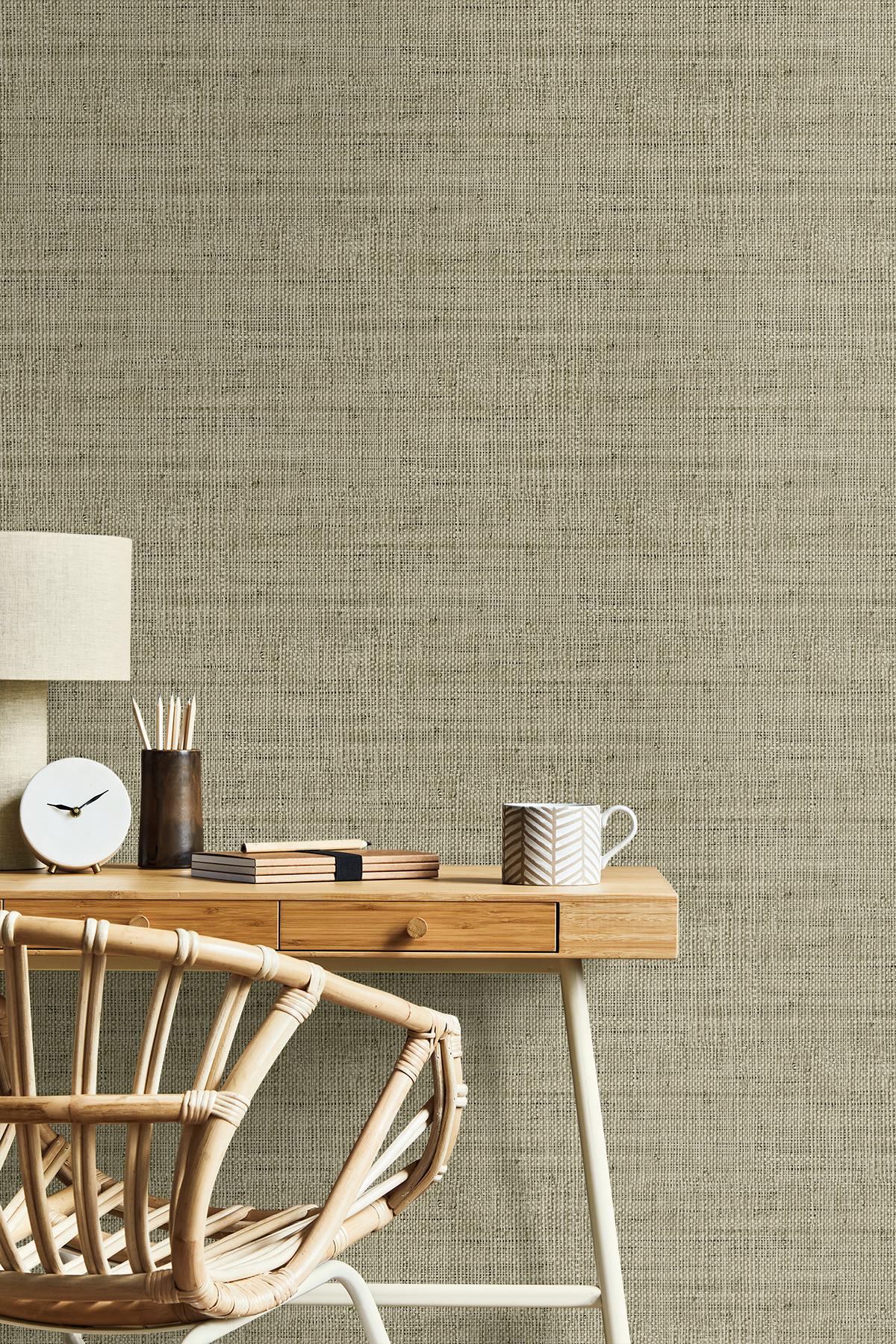 Seabrook Wild Bind Taupe Wallpaper