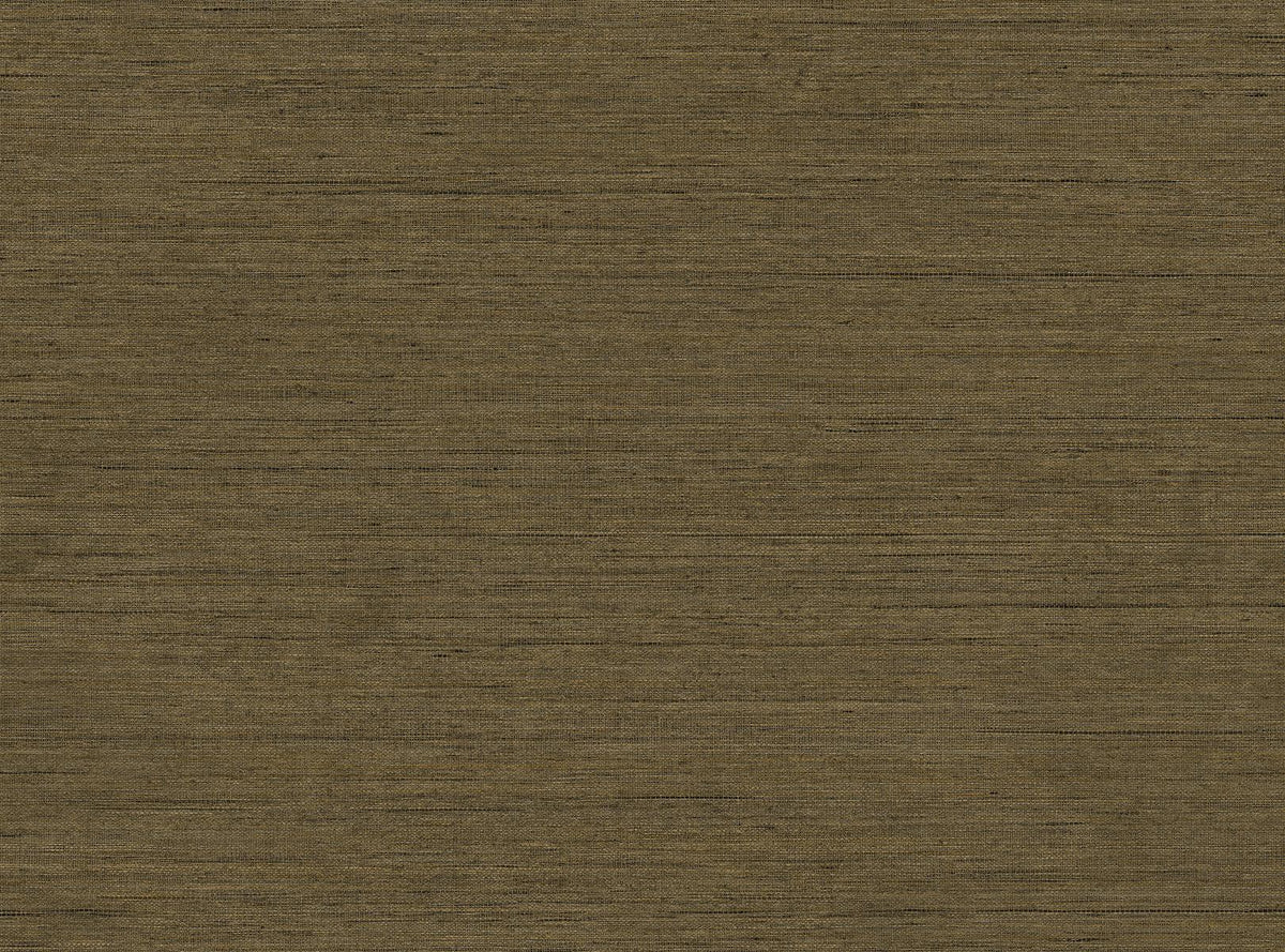 Seabrook Threaded Chocolate Wallpaper