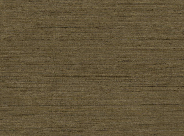 Seabrook Threaded Chocolate Wallpaper
