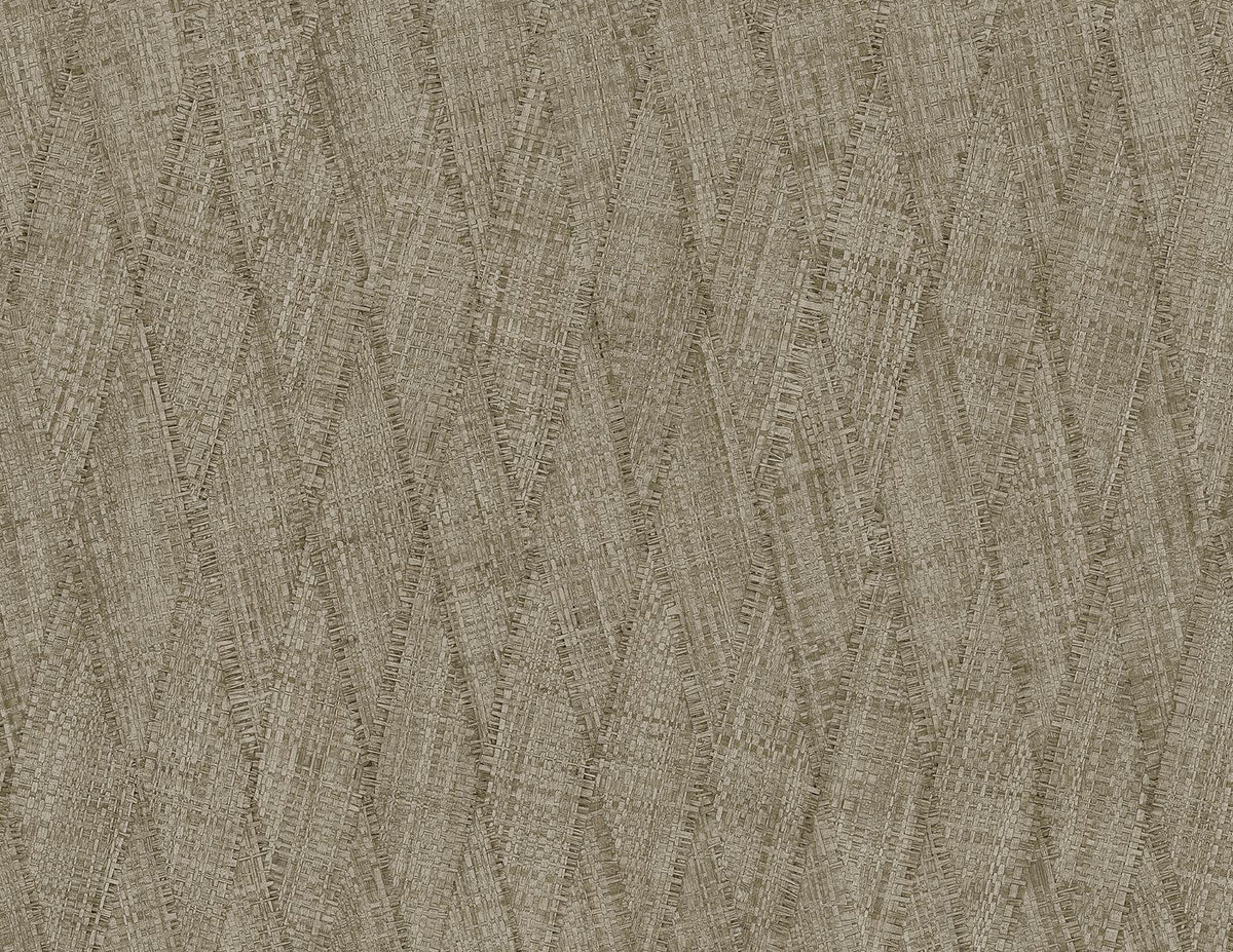 Seabrook Sun Woven Mushroom Wallpaper
