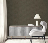Seabrook Sun Woven Clove Wallpaper