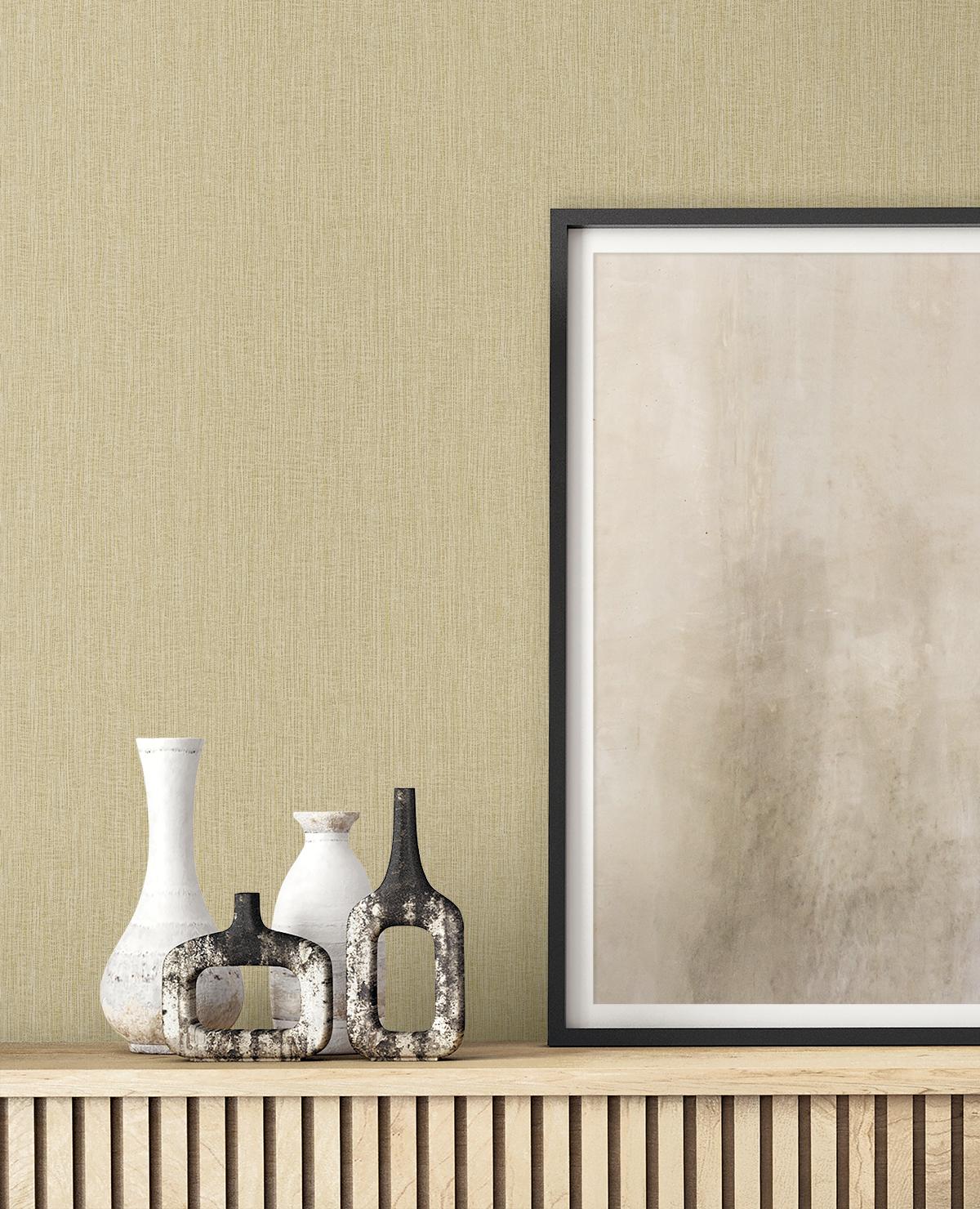 Seabrook Natural Tether Tan Wallpaper