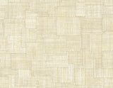 Seabrook Woven Blocks Macadamia Wallpaper