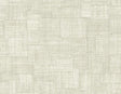 Seabrook Woven Blocks Oyster Wallpaper