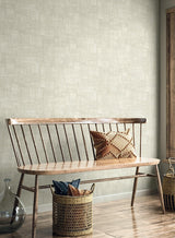 Seabrook Woven Blocks Oyster Wallpaper