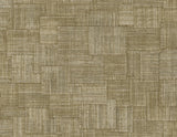Seabrook Woven Blocks Burlap Wallpaper