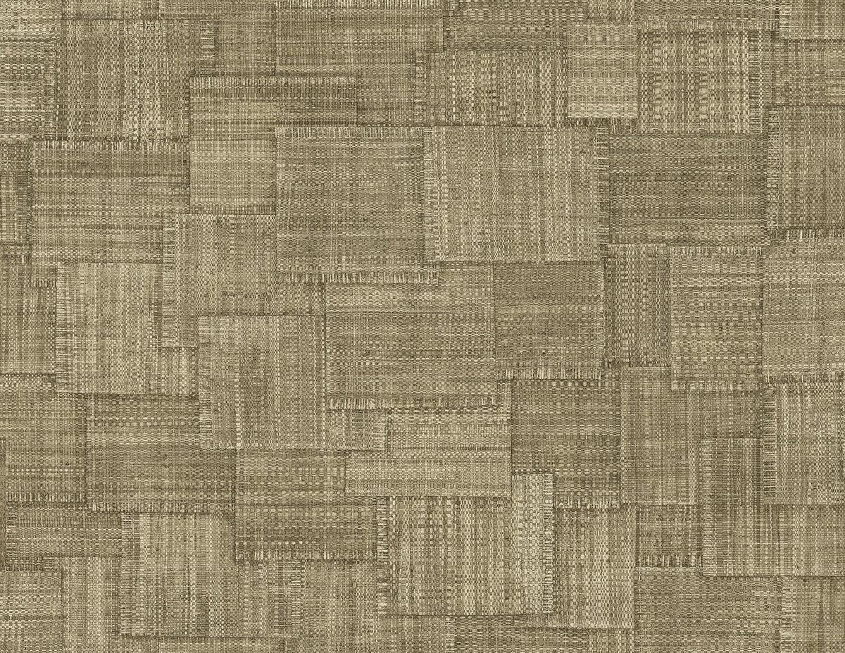 Seabrook Woven Blocks Woodbridge Wallpaper