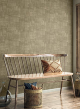 Seabrook Woven Blocks Woodbridge Wallpaper