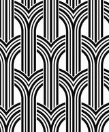 Seabrook Hendrix Arches Off-White & Onyx Wallpaper