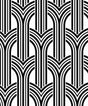 Seabrook Hendrix Arches Off-White & Onyx Wallpaper