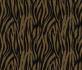 Seabrook Jazz Faux Skin Metallic Royal Gold & Obsidian Wallpaper