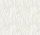 Seabrook Jazz Faux Skin Metallic Ivory & Cream Wallpaper