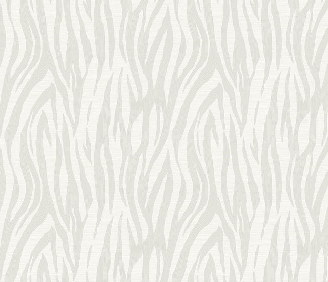 Seabrook Jazz Faux Skin Metallic Ivory & Cream Wallpaper