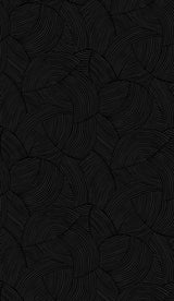 Seabrook Symphony Geometric Metallic Black Ice Wallpaper